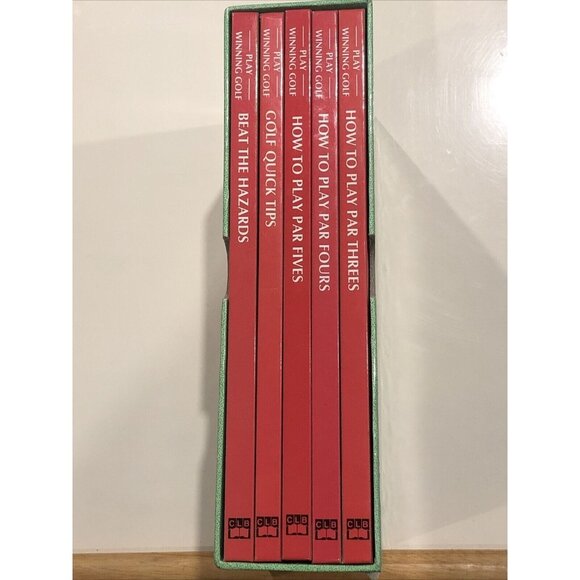 Play Winning Golf - Golf Skills and Tactics Box Set 5 Hardcover Books Like New - Picture 2 of 5